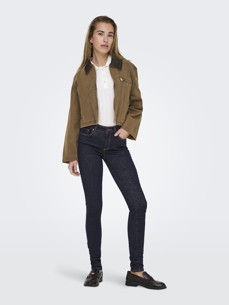 ONLY | CAVA COLLAR Jacke | Biste chocolate Torte