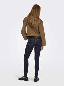 ONLY | CAVA COLLAR Jacke | Biste chocolate Torte