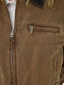 ONLY | CAVA COLLAR Jacke | Biste chocolate Torte