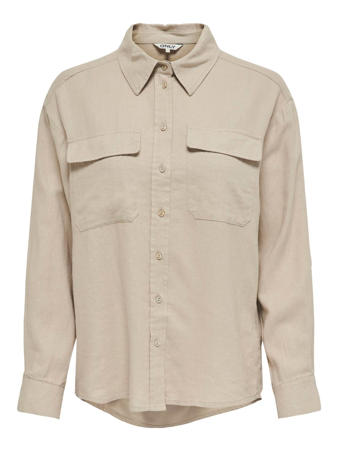 ONLY | CARO Hemd | Oxfort tan