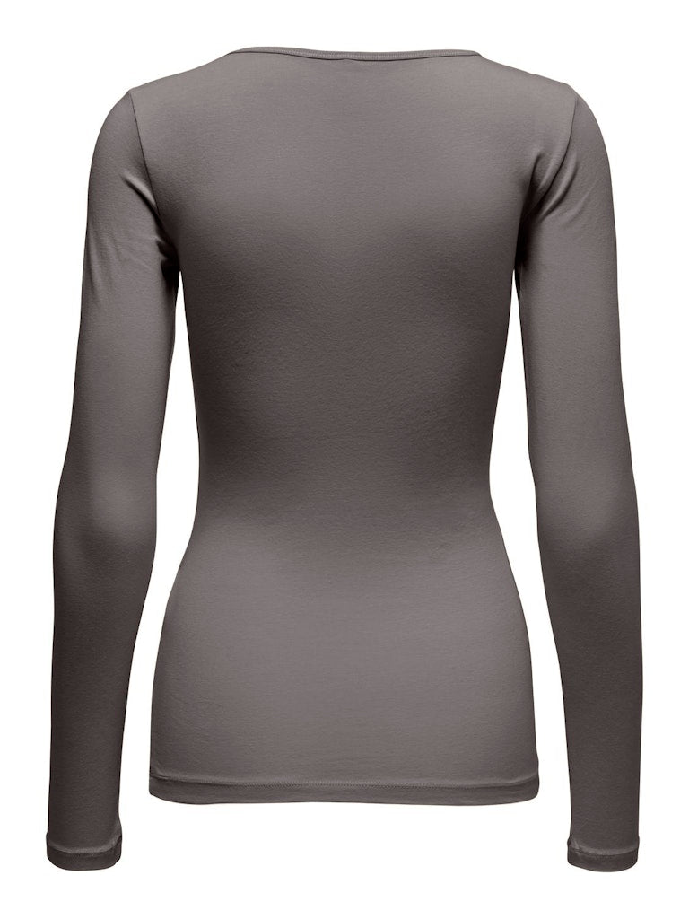 ONLY | Live Love O-Neck Longsleeve | Plum kitten