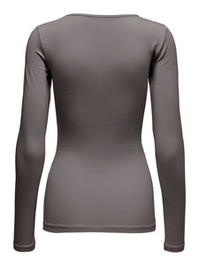 ONLY | Live Love O-Neck Longsleeve | Plum kitten