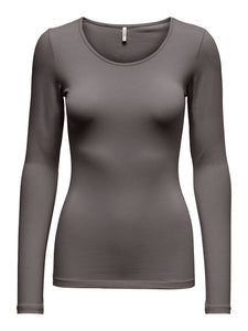 ONLY | Live Love O-Neck Longsleeve | Plum kitten
