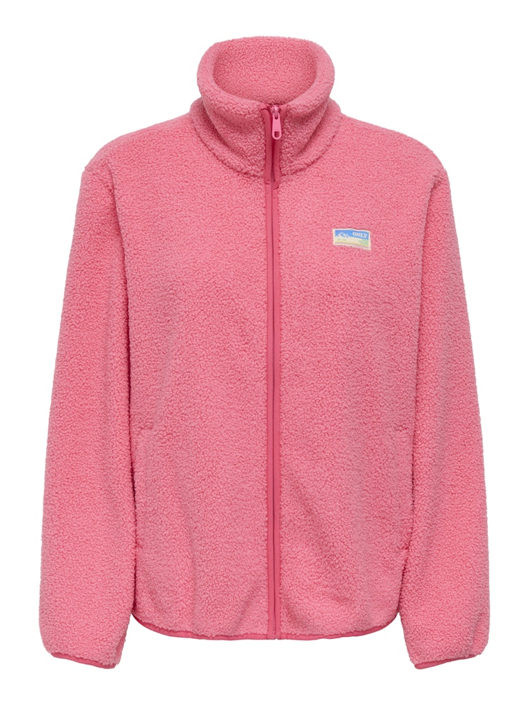 ONLY | EVA LIFE -Teddy Jacke | Pink lemon
