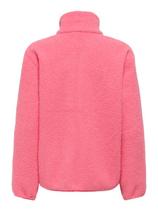 ONLY | EVA LIFE -Teddy Jacke | Pink lemon