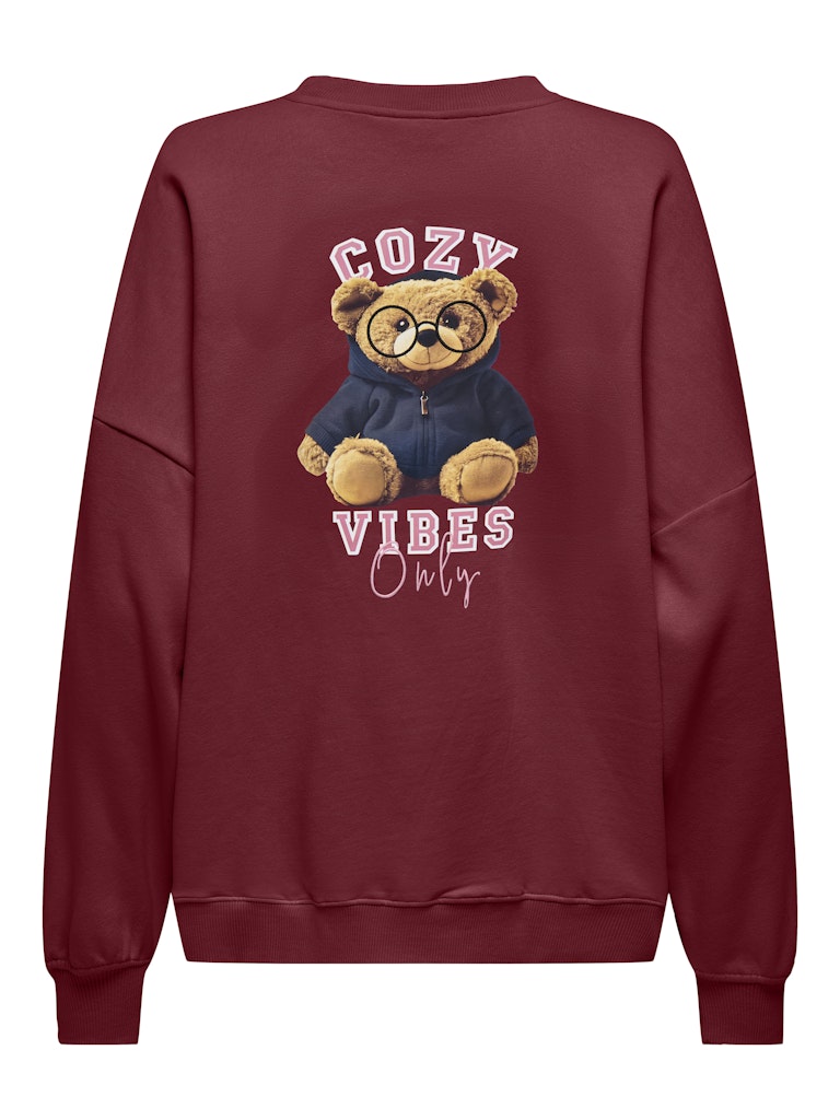 Only | BILA Sweatshirt | Cabernet lazy