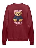 Lade das Bild in den Galerie-Viewer, Only | BILA Sweatshirt | Cabernet lazy
