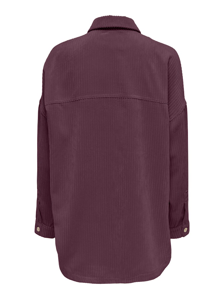 ONLY | JANINE Hemdjacke Cord | Mauve wine