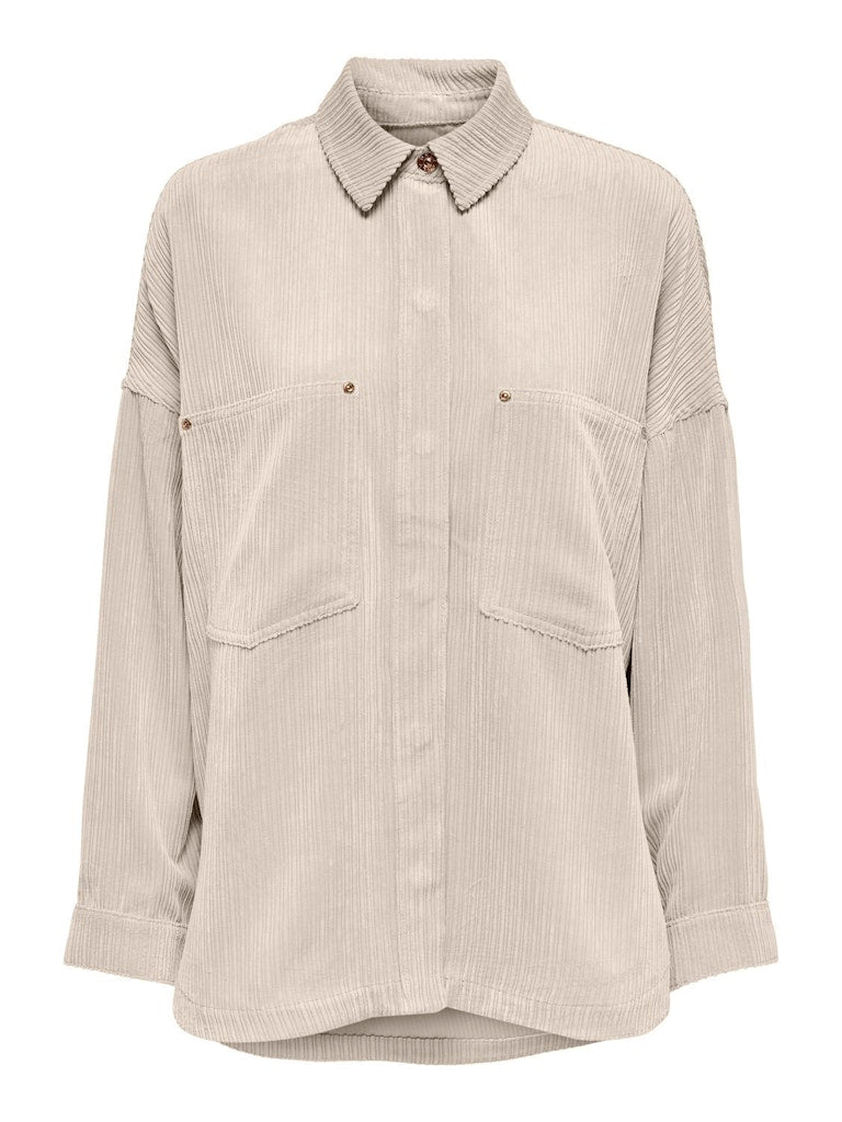 ONLY | JANINE Hemdjacke Cord | Pumicestone