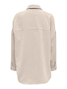 ONLY | JANINE Hemdjacke Cord | Pumicestone