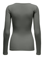 Lade das Bild in den Galerie-Viewer, ONLY | Live Love O-Neck Longsleeve | Castor gray
