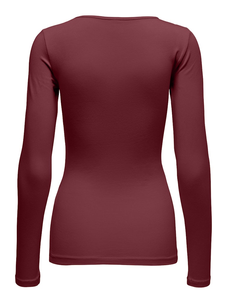 ONLY | Live Love O-Neck Longsleeve | Cabernet