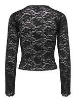 Lade das Bild in den Galerie-Viewer, ONLY | NIKKA Spitzentop | Black
