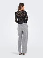 Lade das Bild in den Galerie-Viewer, ONLY | NIKKA Spitzentop | Black
