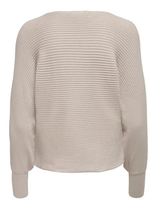 ONLY | Adaline Strickpullover | Pumice stone