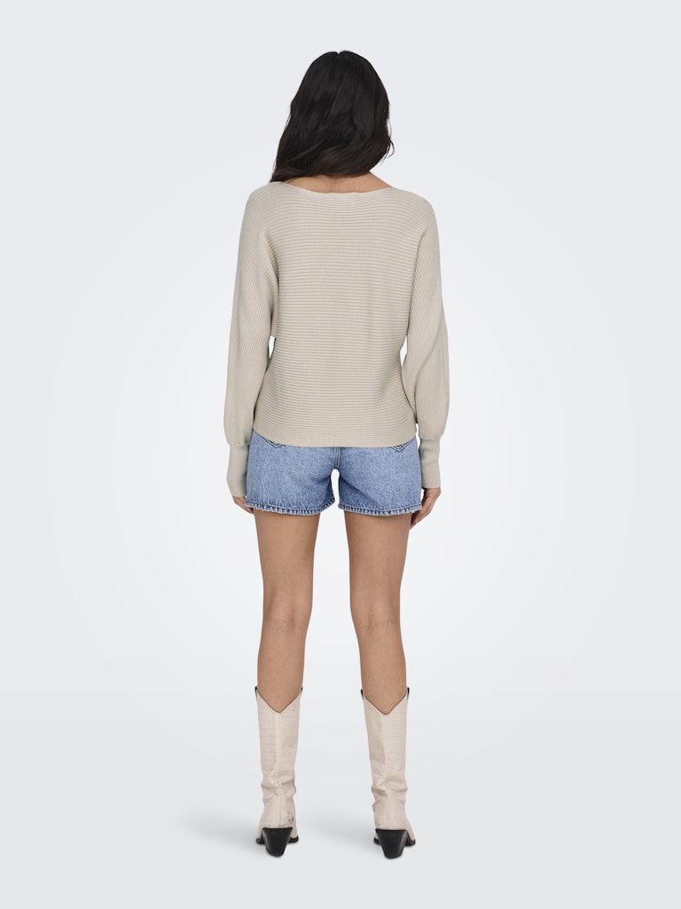 ONLY | Adaline Strickpullover | Pumice stone