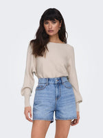 Lade das Bild in den Galerie-Viewer, ONLY | Adaline Strickpullover | Pumice stone
