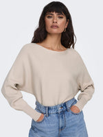 Lade das Bild in den Galerie-Viewer, ONLY | Adaline Strickpullover | Pumice stone
