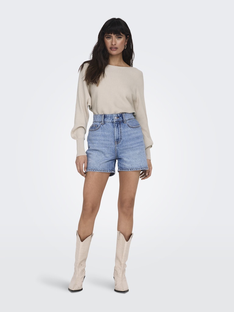 ONLY | Adaline Strickpullover | Pumice stone