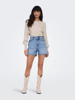Lade das Bild in den Galerie-Viewer, ONLY | Adaline Strickpullover | Pumice stone
