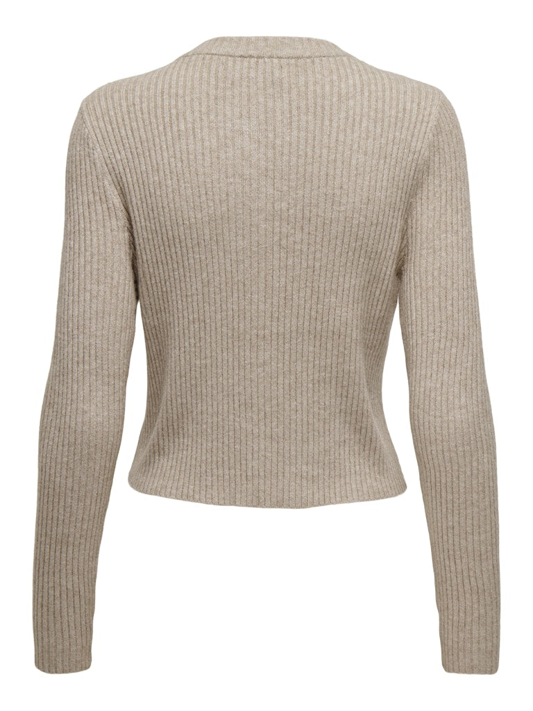 ONLY | KATIA Strickjacke  | Mocha meringue