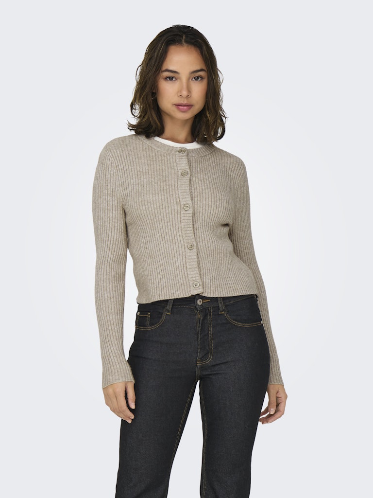 ONLY | KATIA Strickjacke  | Mocha meringue