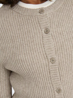 Lade das Bild in den Galerie-Viewer, ONLY | KATIA Strickjacke  | Mocha meringue
