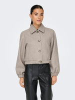 Lade das Bild in den Galerie-Viewer, ONLY | NANCY - kurze Bomber Jacke | Simply taupe
