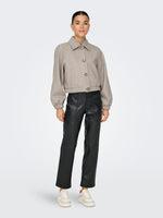 Lade das Bild in den Galerie-Viewer, ONLY | NANCY - kurze Bomber Jacke | Simply taupe
