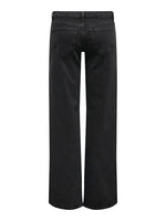 Load image into Gallery viewer, ONLY | JUICY WIDE LOW WAIST JEANS | WASHED BLACK
