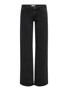 ONLY | JUICY WIDE LOW WAIST JEANS | WASHED BLACK