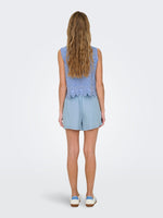 Lade das Bild in den Galerie-Viewer, Only | CHARIS Short Hohe Taille | Light Blue hellused
