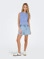 Lade das Bild in den Galerie-Viewer, Only | CHARIS Short Hohe Taille | Light Blue hellused
