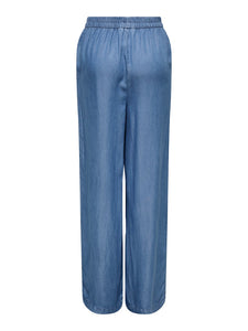 Only | CHARIS Gerade geschnitten Hose | Medium Blue usedwashed