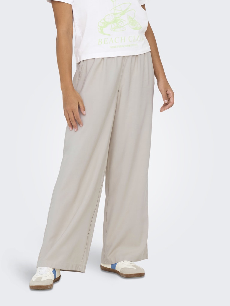 Only | ARIS Gerade geschnitten Hose | Pumice stone