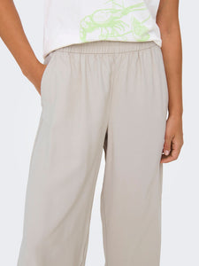 Only | ARIS Gerade geschnitten Hose | Pumice stone