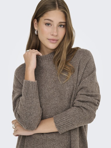ONLY | HAZEL Strickpullover | Brown lentil