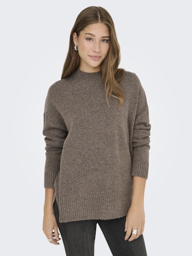 ONLY | HAZEL Strickpullover | Brown lentil