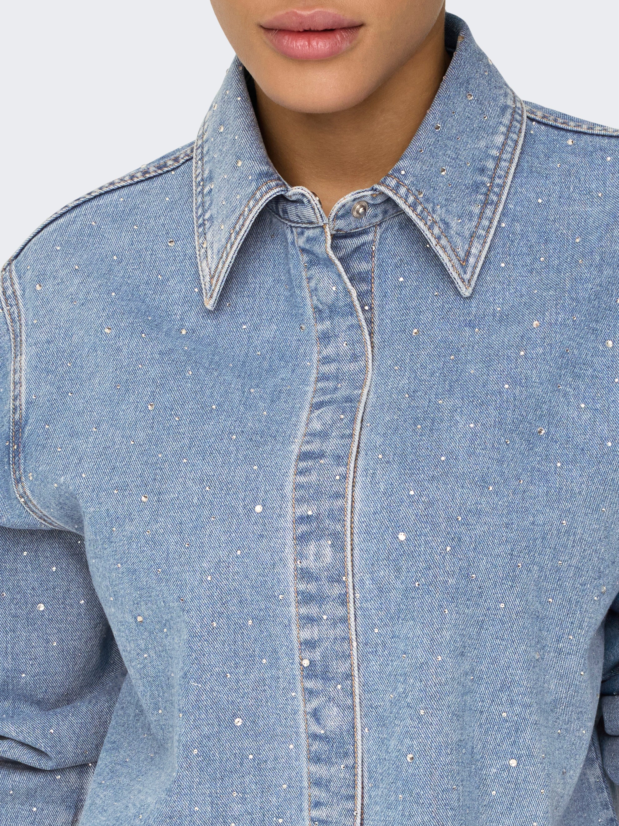 Only | MAGGIE Jeanshemd | MEDIUM BLUE usedwashed