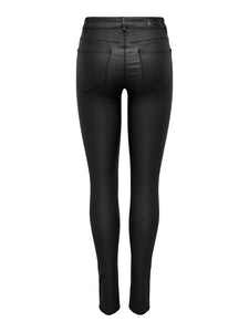 Only | ANNE - Skinny Fit Kunstlederhose | Black
