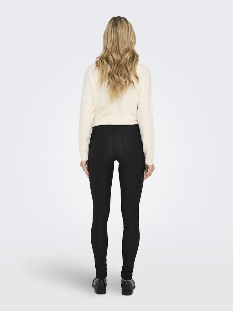 Only | ANNE - Skinny Fit Kunstlederhose | Black
