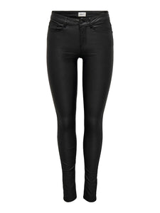 Only | ANNE - Skinny Fit Kunstlederhose | Black