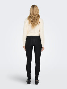 Only | ANNE - Skinny Fit Kunstlederhose | Black