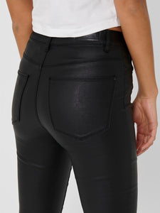 Only | ANNE - Skinny Fit Kunstlederhose | Black