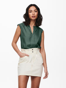 ONLY | Kimmi Bluse ohne Ärmel | balsam green