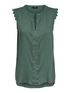 ONLY | Kimmi Bluse ohne Ärmel | balsam green