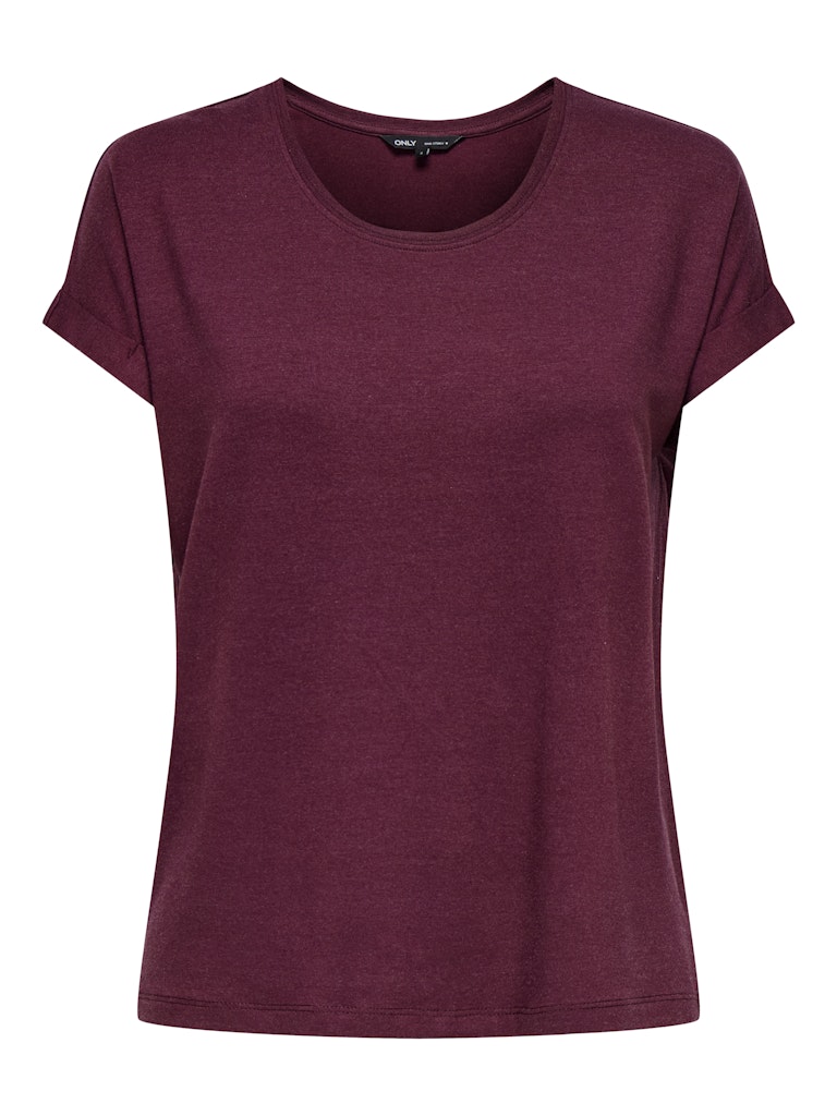 ONLY | Moster O-Neck T-shirt | Burgundy