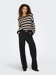 Only | POPTRASH Gerade geschnitten Anzughose | Black