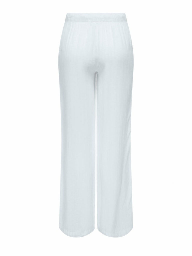 Only | CARO Locker geschnitten Hose | Bright white