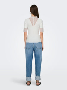 ONLY | TILDE Top | Cloud dancer